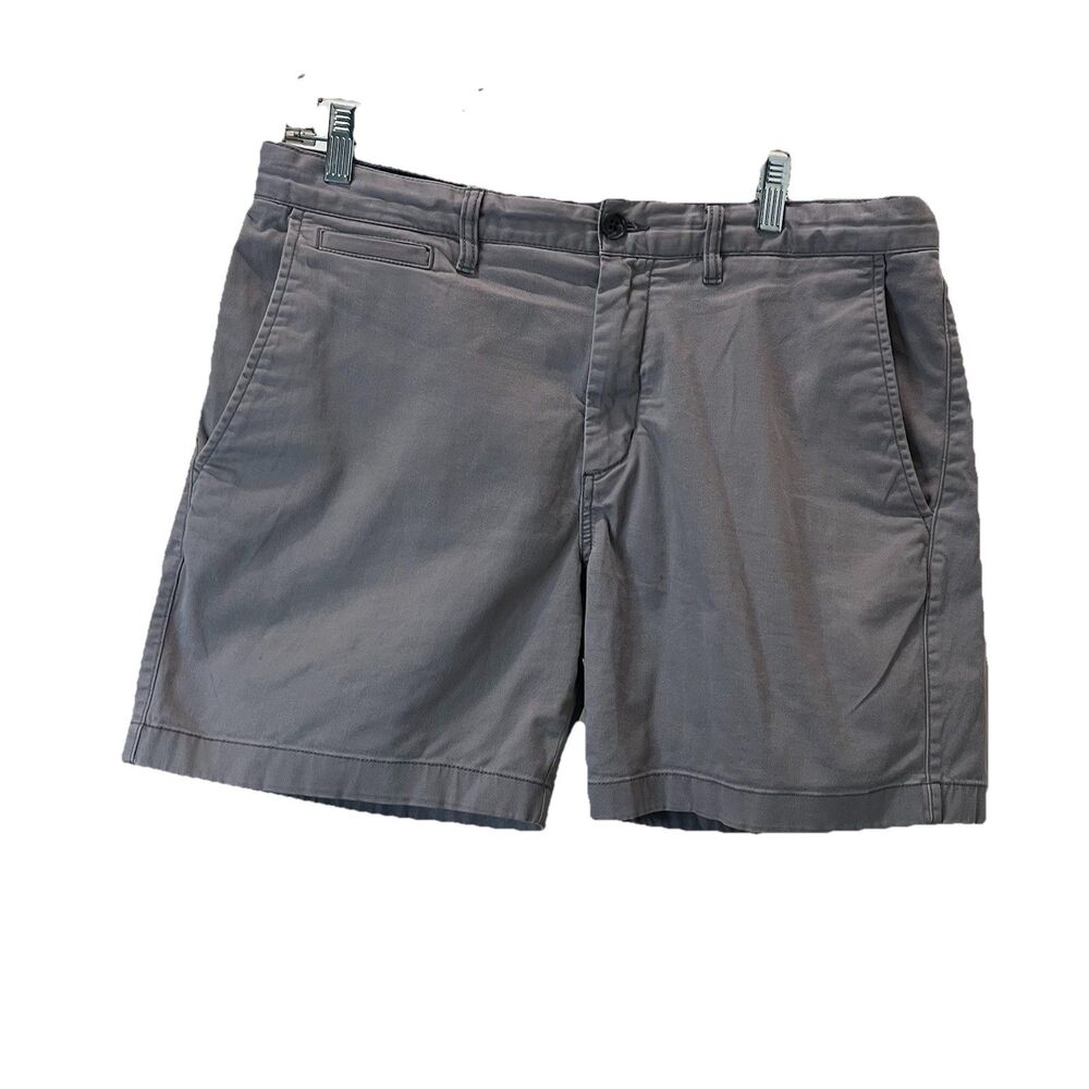 1901 Ballard Slim Fit Gray Chino Shorts Mens Size 34 Casual Preppy